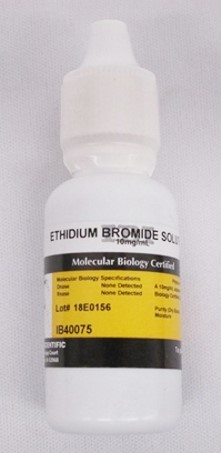 Bromuro de etidio soln 10mg/ml, 10ml IBI Scientific