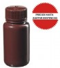 Frasco redondo HDPE ambar 60ml NALGENE