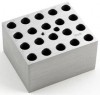 Bloque de aluminio para 20 tubos de 10mm Labnet