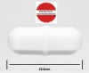 Barra magnetica PTFE  25*8mm Luzeren