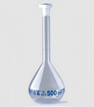 Matraz volumetrico 500ml Isolab