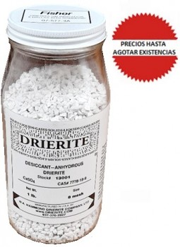 Drierita sin indicador 8 mallas Fisher Scientific