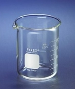 VASO GRADUADO 100ml 12/PAQ PYREX