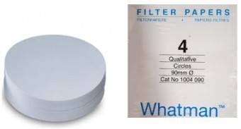 Papel filtro # 4 de 9cm WHATMAN