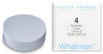 Papel filtro # 4 de 11cm WHATMAN