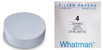 Papel filtro # 4 de 12.5cm WHATMAN