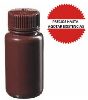 Frasco redondo HDPE ambar 60ml NALGENE