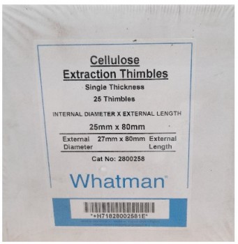 Cartucho de extraccion CE 25*80mm WHATMAN