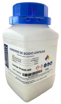 Hidroxido de sodio lentejas 500g LUZEREN CHEMICALS