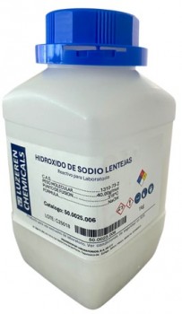Hidroxido de sodio lentejas 1kg LUZEREN CHEMICALS