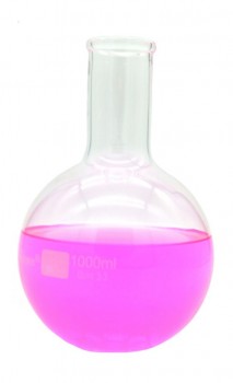 Matraz de ebullicion fondo plano 1L Luzeren