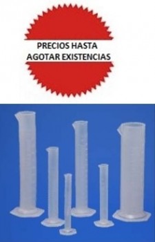 Probeta de PP 50ml base hexagonal Luzeren