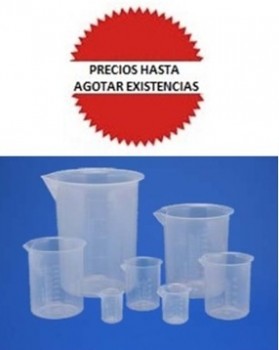Vaso graduado de PP 100ml Luzeren