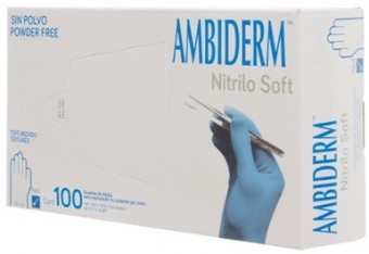 Guantes de nitrilo mediano AMBIDERM