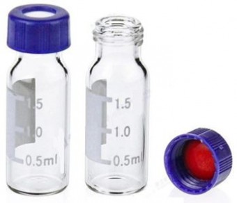 Vial de vidrio claro 2ml Luzeren