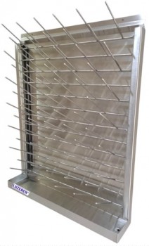 Escurridor de acero inoxidable 72 plazas  Luzeren