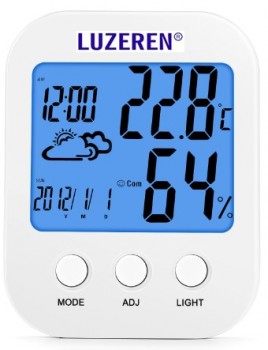 Termohigrometro digital -10 a -50°C, 10- 98% RH Luzeren