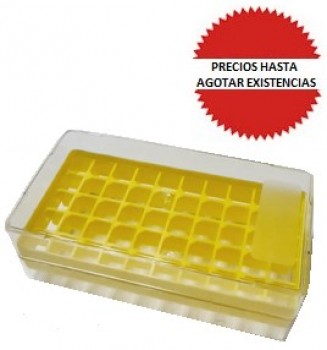 Rack para 50 microtubos amarillo  Axygen